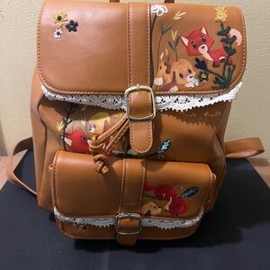 Loungefly: Disney’s The Fox and the Hound Backpac (Pre-Owned) (READ DESCRIPTION)